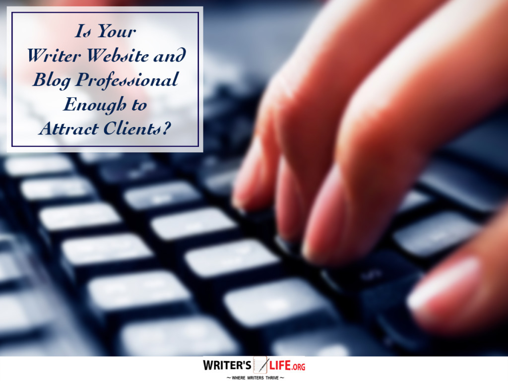 Is Your Writer Website and Blog Professional Enough to Attract Clients