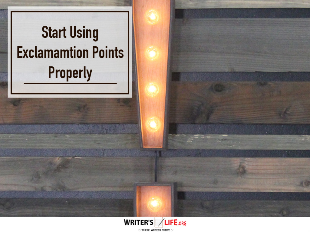 Start Using Exclamamtion Points Properly