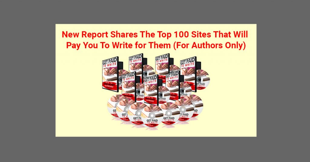 Get Paid to Write