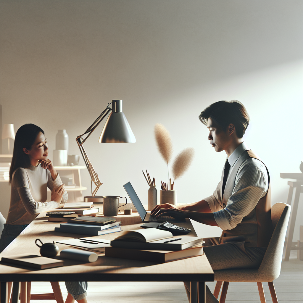 Avoid Head-Hopping: Writer reviewing notes to prevent narrative pitfalls