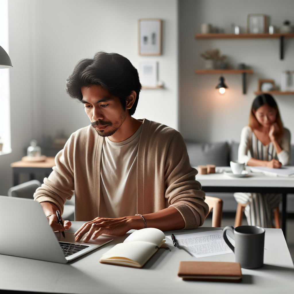 Avoid Rushed Pacing: A serene writing corner illustrating how to create balanced narratives.