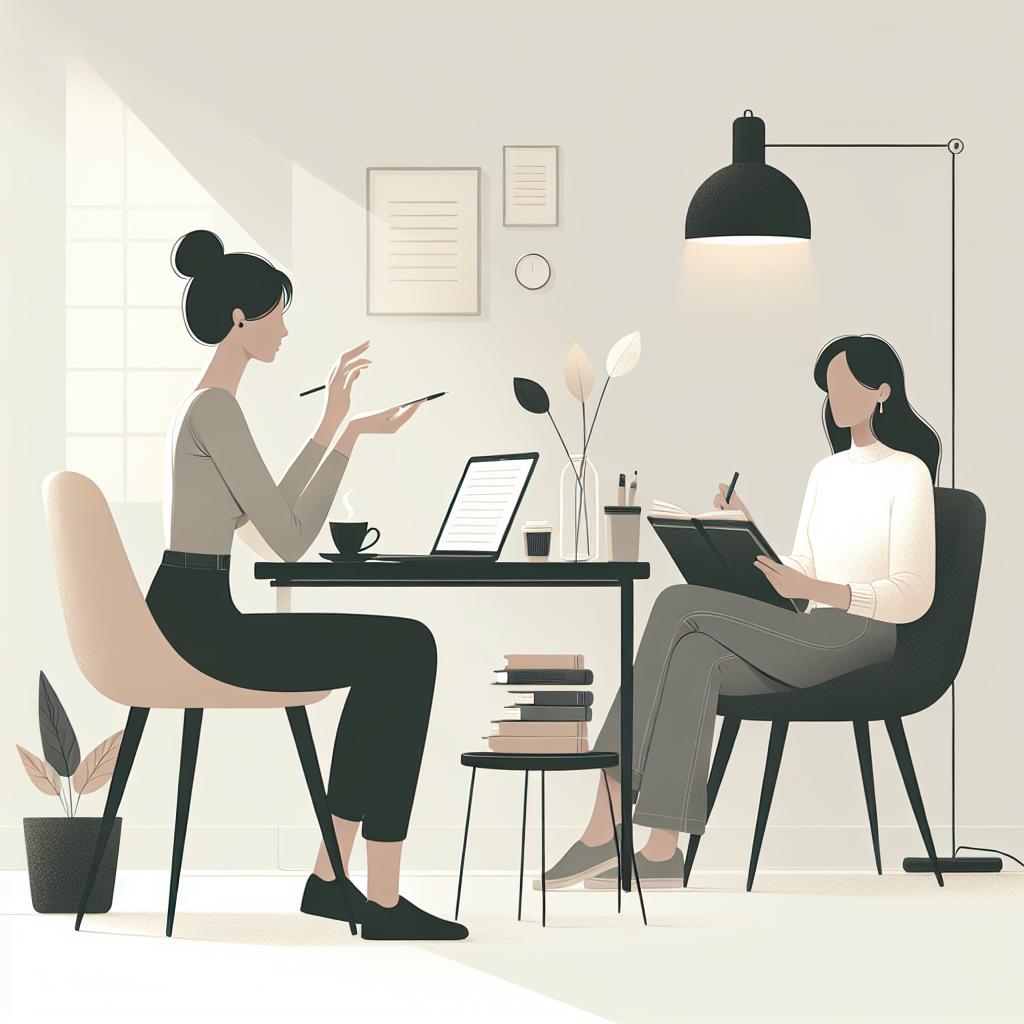 Creative Writing Tips: A cup of coffee, a notebook, and a pen on a wooden table.