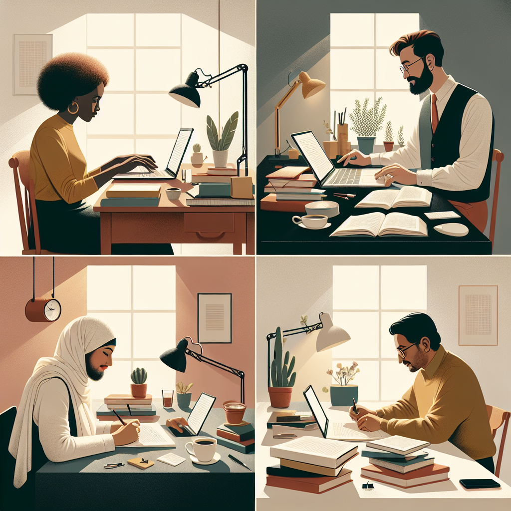 Independent Publishing Tips: Detailed image description incorporating the keyword naturally.