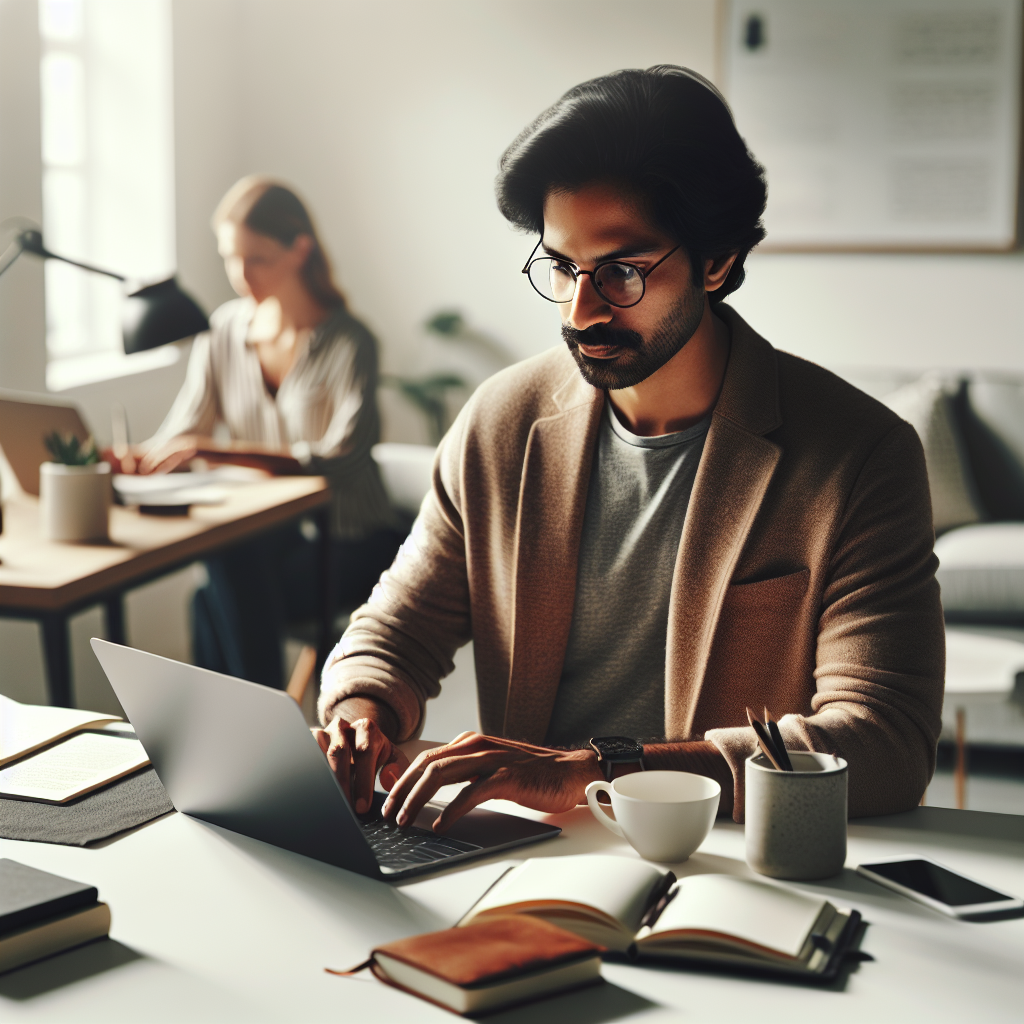 Author Brand Building: Detailed image description incorporating the keyword naturally.