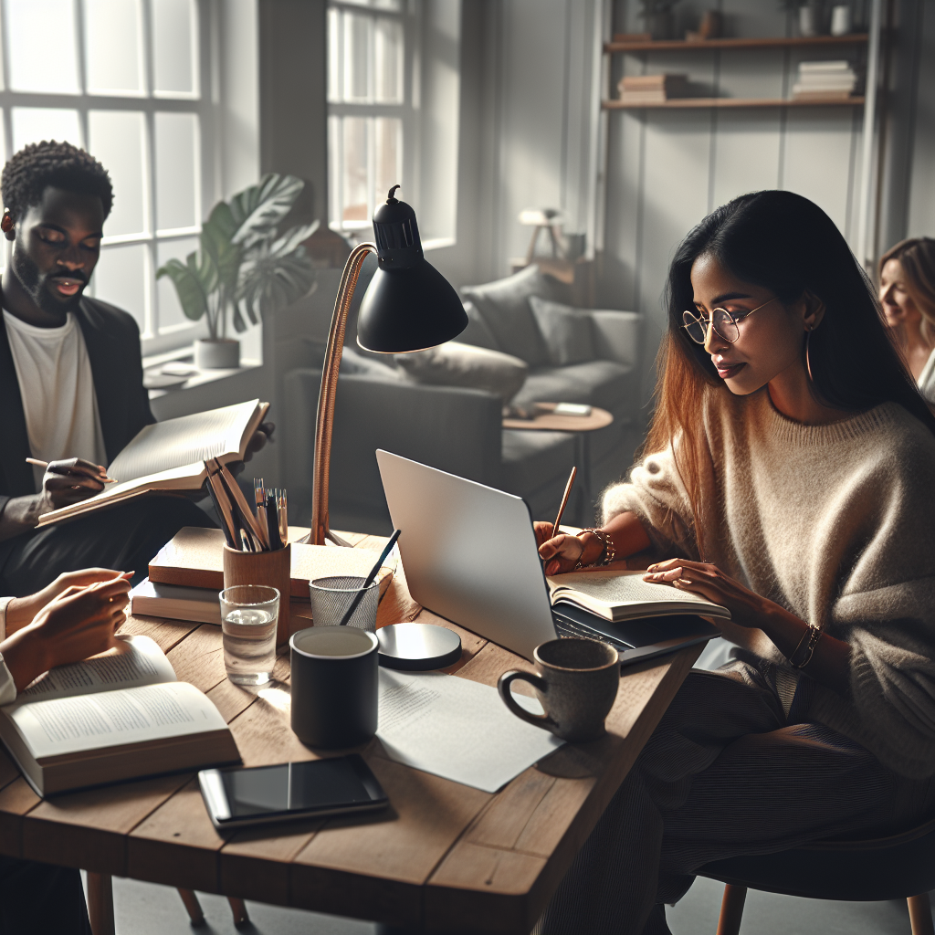 Author Business Setup: Detailed image description incorporating the keyword naturally.