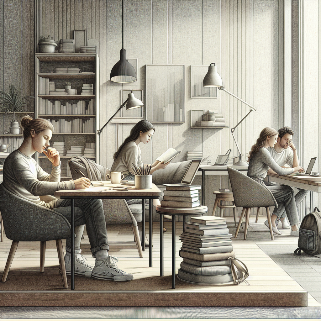Co-Authoring a Book: Detailed image description incorporating the keyword naturally.