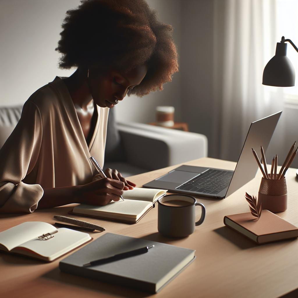 Outline Writing Tips: Detailed image description incorporating the keyword naturally.