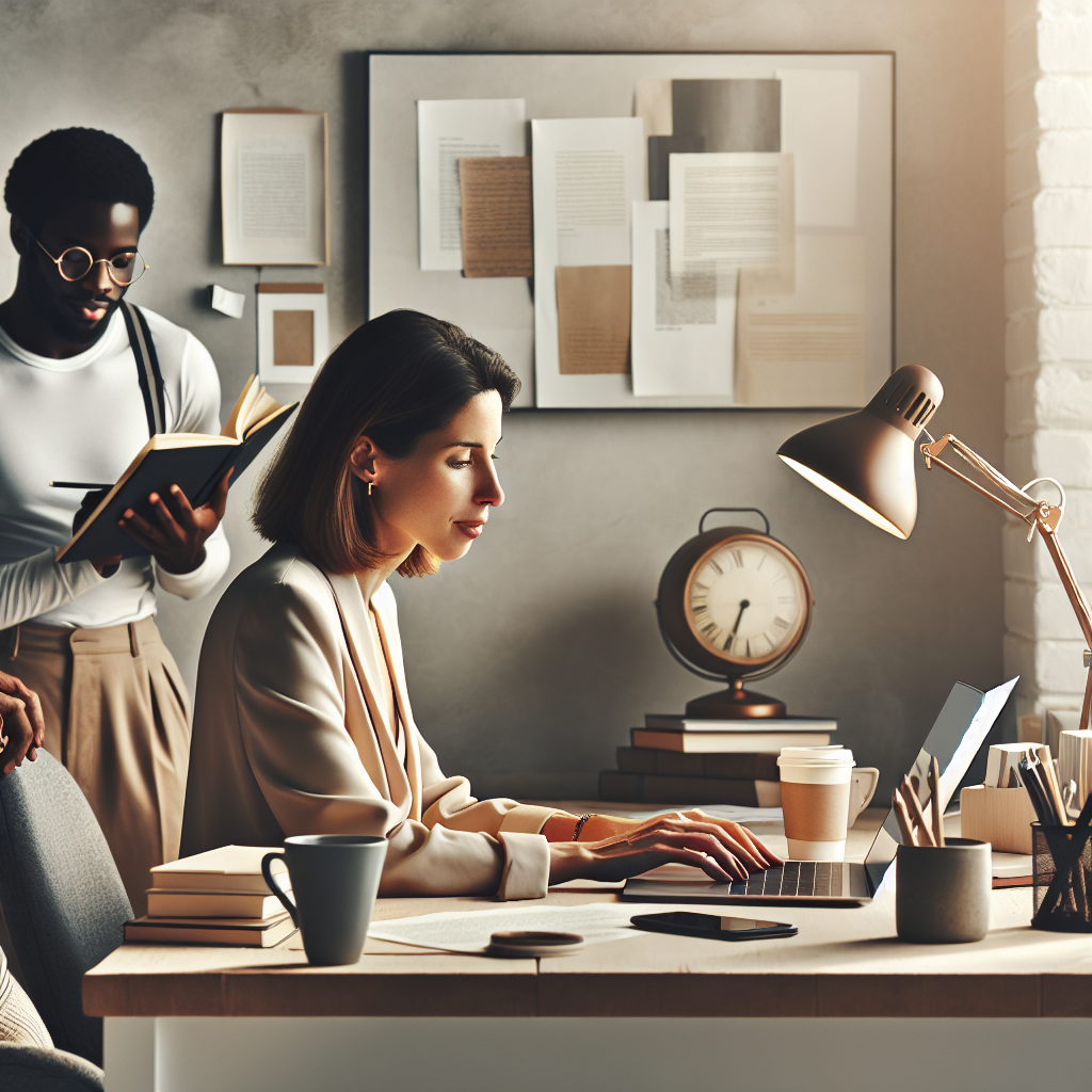 Freelance Author Services: Detailed image description incorporating the keyword naturally.