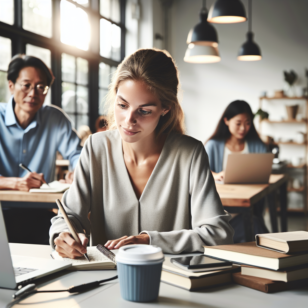 Pitch as Guest Expert: Image of an author with a book giving a presentation.