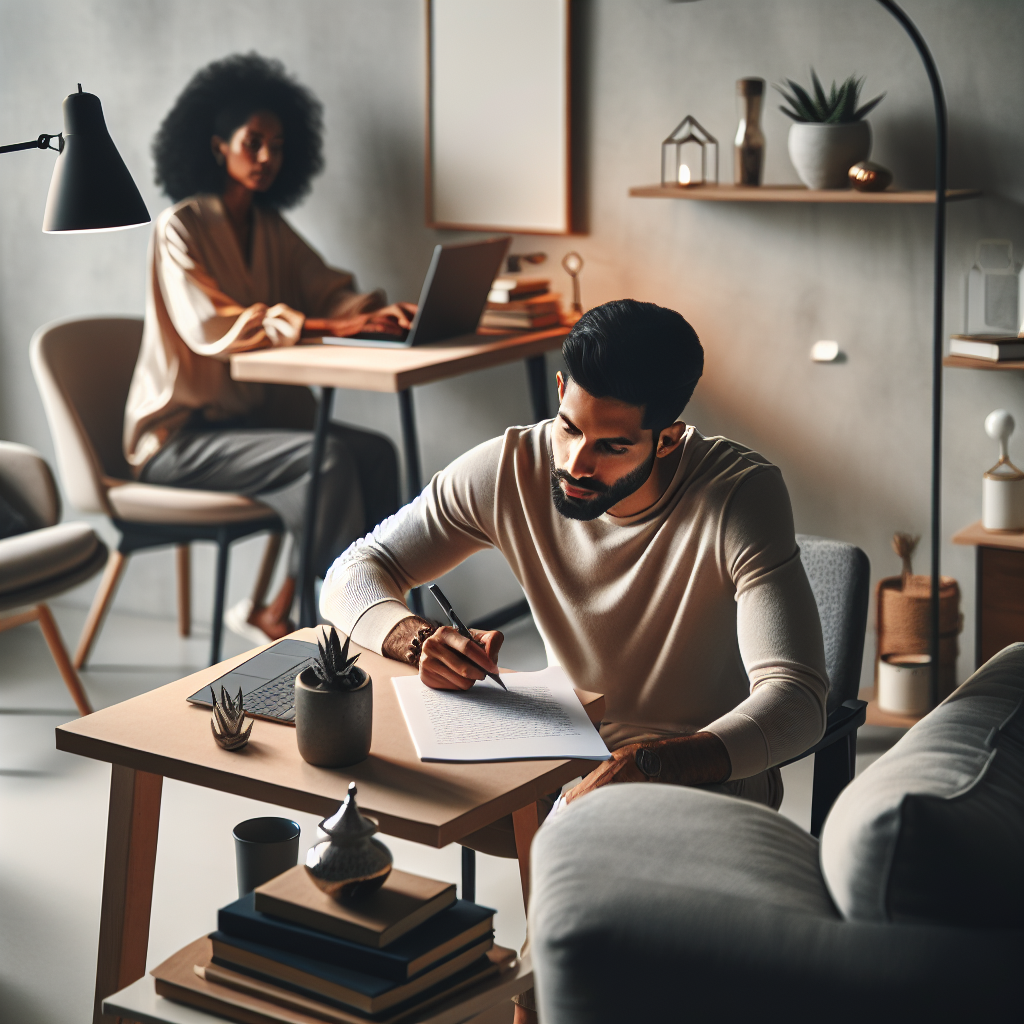 Tone in Personal Essays: Detailed image description incorporating the keyword naturally.